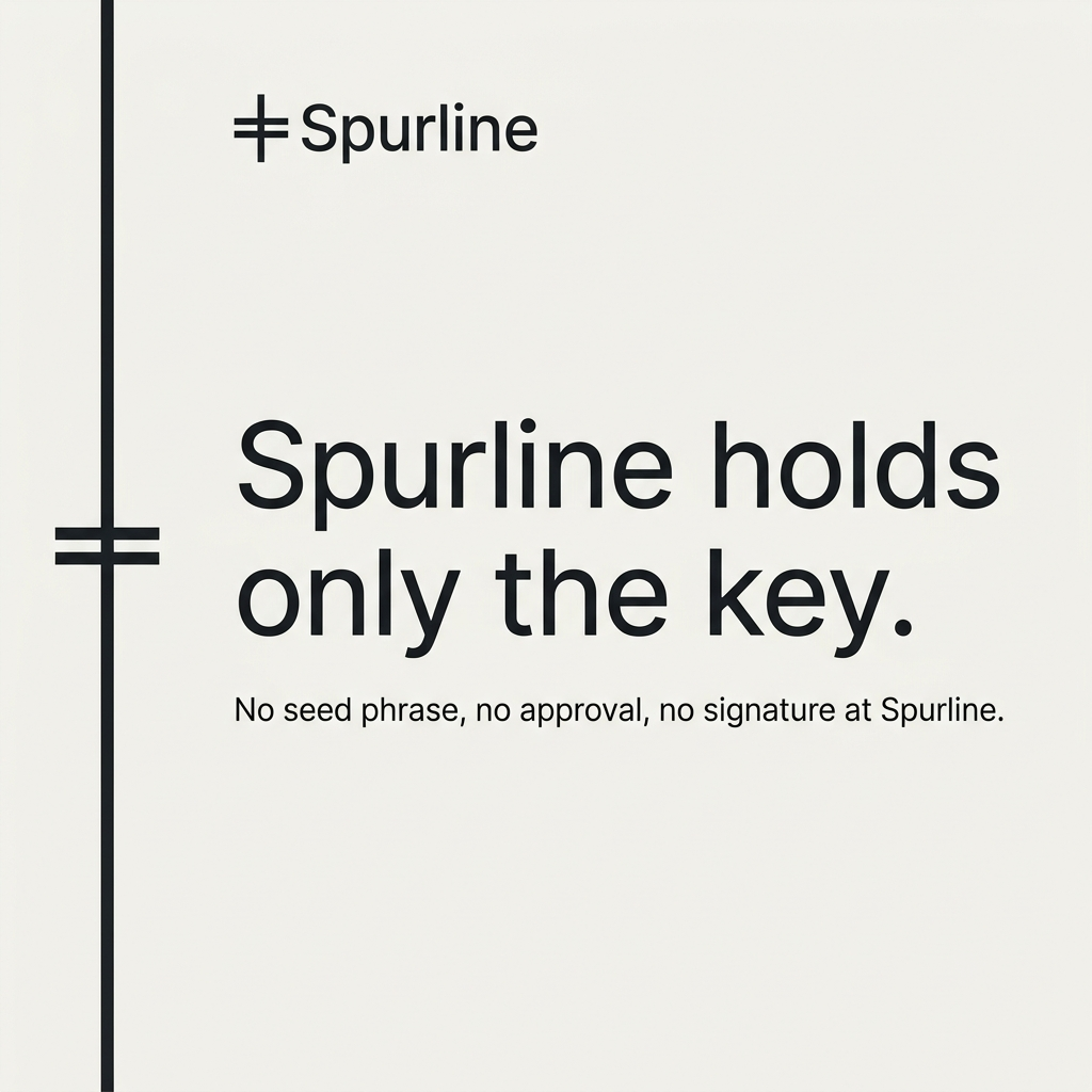 Spurline holds only the key.